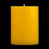 3x4 Yellow Pillar Candle