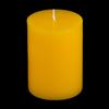 3x4 Yellow Pillar Candle