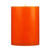 3x4 Orange Pillar Candle