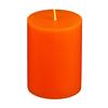 3x4 Orange Pillar Candle
