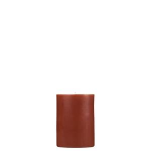 3x4 Brown Pillar Candle