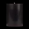 3x4 Black Pillar Candle