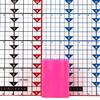 3x4 Hot Pink Pillar Candle