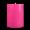 3x4 Hot Pink Pillar Candle