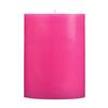 3x4 Hot Pink Pillar Candle