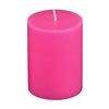 3x4 Hot Pink Pillar Candle