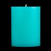 3x4 Turquoise Pillar Candle