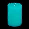 3x4 Turquoise Pillar Candle