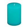 3x4 Turquoise Pillar Candle