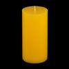 3x6 Yellow Pillar Candle
