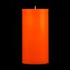 3x6 Orange Pillar Candle
