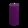 3x6 Purple Pillar Candle