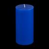 3x6 Blue Pillar Candle