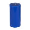 3x6 Blue Pillar Candle