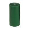 3x6 Green Pillar Candle