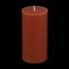 3x6 Brown Pillar Candle