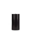 3x6 Black Pillar Candle