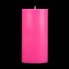 3x6 Hot Pink Pillar Candle