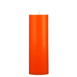 3x9 Orange Pillar Candle