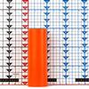 3x9 Orange Pillar Candle