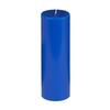 3x9 Blue Pillar Candle