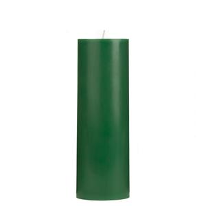 3x9 Green Pillar Candle
