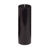 3x9 Black Pillar Candle