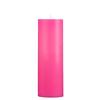 3x9 Hot Pink Pillar Candle
