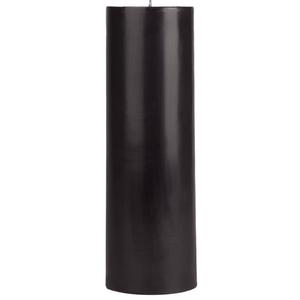 4x12 Black Pillar Candle