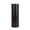 4x12 Black Pillar Candle