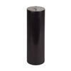 4x12 Black Pillar Candle