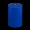 4x6 Blue Pillar Candle