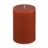 4x6 Brown Pillar Candle