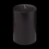 4x6 Black Pillar Candle