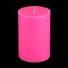 4x6 Hot Pink Pillar Candle