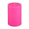 4x6 Hot Pink Pillar Candle