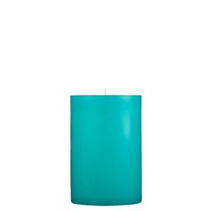 4x6 Turquoise Pillar Candle
