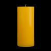 4x9 Yellow Pillar Candle