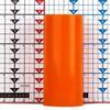 4x9 Orange Pillar Candle