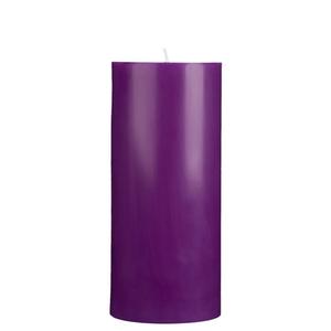 4x9 Purple Pillar Candle