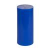 4x9 Blue Pillar Candle