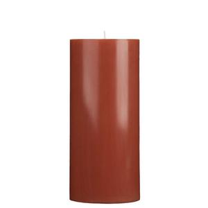 4x9 Brown Pillar Candle