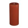 4x9 Brown Pillar Candle