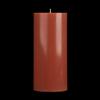 4x9 Brown Pillar Candle