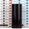 4x9 Black Pillar Candle