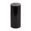 4x9 Black Pillar Candle