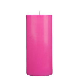 4x9 Hot Pink Pillar Candle