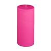 4x9 Hot Pink Pillar Candle