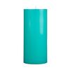 4x9 Turquoise Pillar Candle