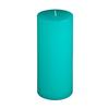 4x9 Turquoise Pillar Candle